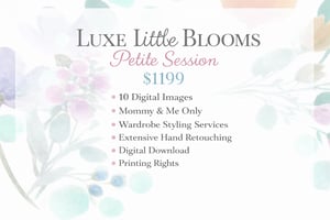 Image of Deposit - Luxe Little Blooms Petite Session ($1199)