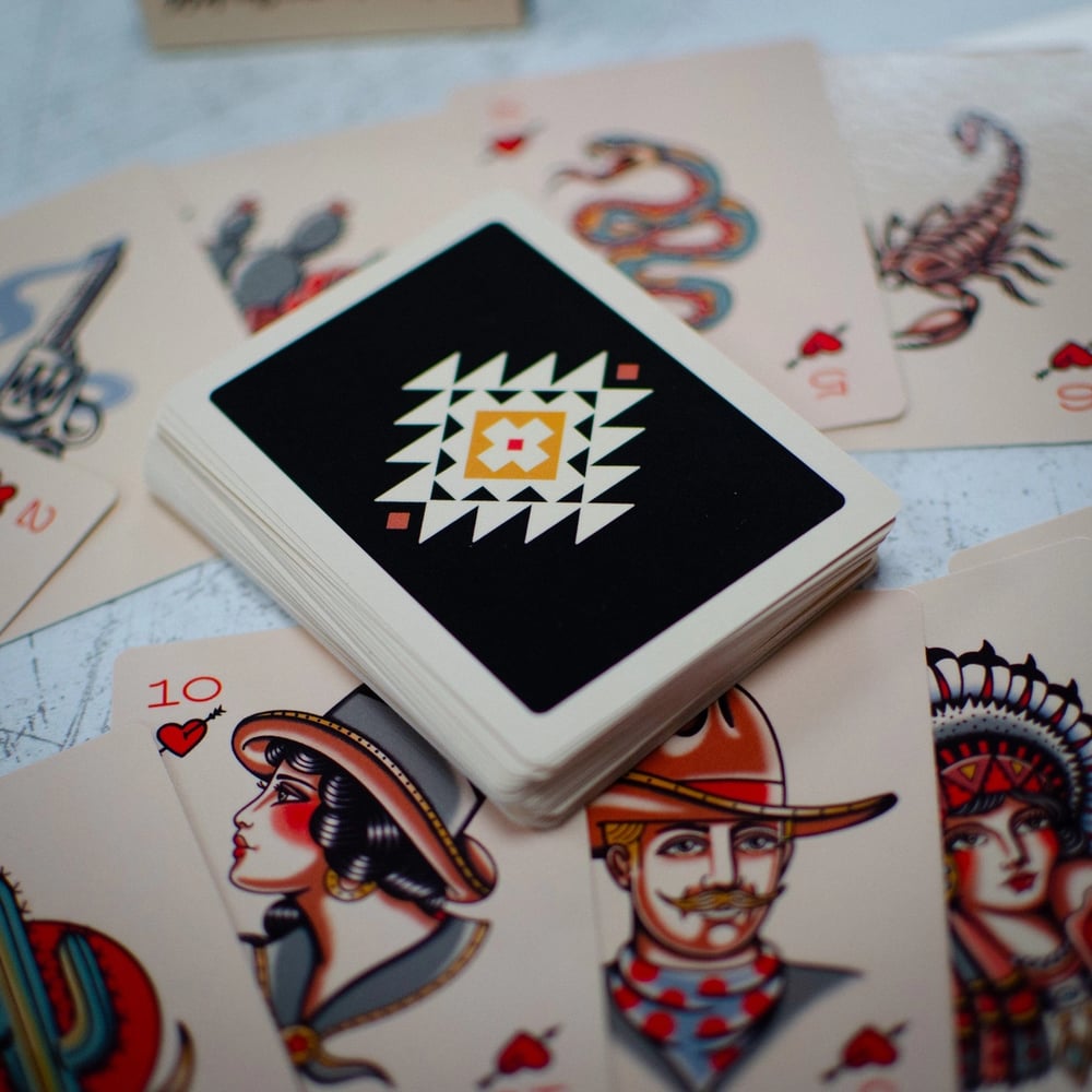 ROCK AND ROSE MOTEL PLAYING CARDS