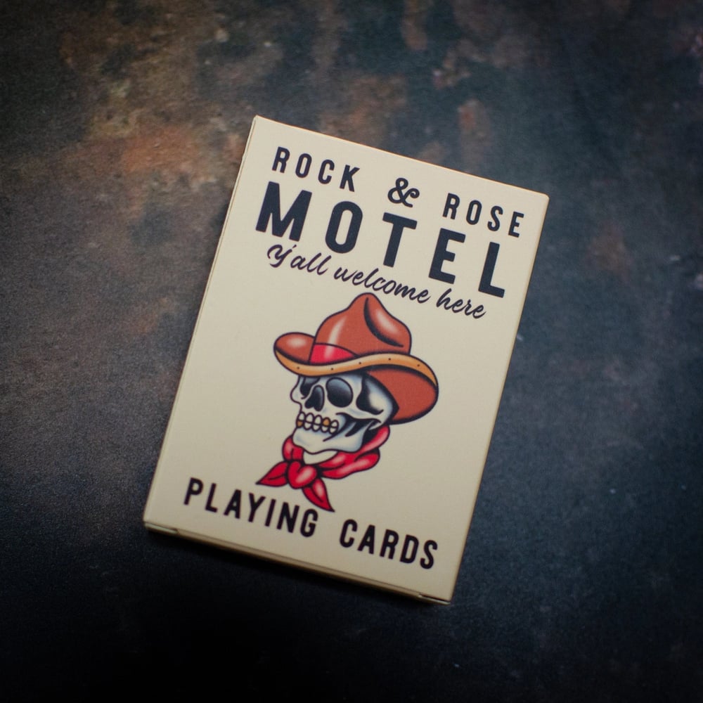 ROCK AND ROSE MOTEL PLAYING CARDS