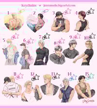 (PRE-ORDER) NEW 1 - KEYCHAINS