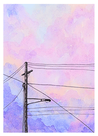 "Summer Sunsets" Art Print