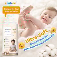 Image 1 of Elintree Premium Baby Diapers M-48 Pcs