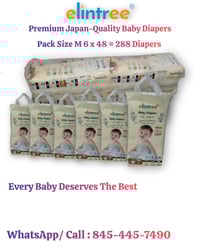 Image 5 of Elintree Premium Baby Diapers M-48 Pcs