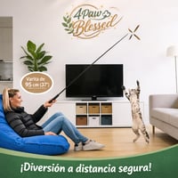 Image 1 of Juguete Interactivo para Gatos con Vara Extendida – 4Paw Blessed