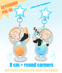 Image 2 of Drink Keychains Pre-order 