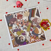 6'' OC ART PRINT - GAME NIGHT