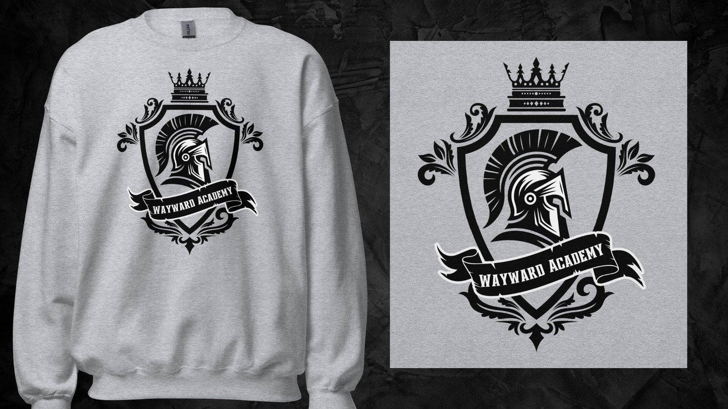 Image of   Officially licensed embroidered kings of Wayward logo Unisex Sweatshirt