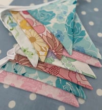 Image 1 of Vintage Fabric Bunting