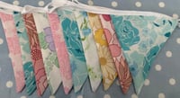 Image 3 of Vintage Fabric Bunting
