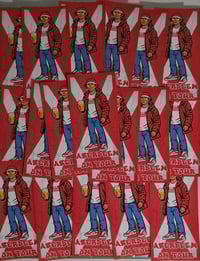 Image 1 of Pack of 25 10x5cm Aberdeen On Tour Football/Ultras Stickers.