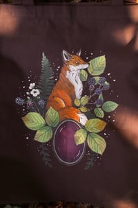 Image 4 of Borsa di tela -VOLPE- 