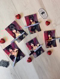 Image 3 of Elvira cosplay signed 4x6 photo bundle (5 photos)