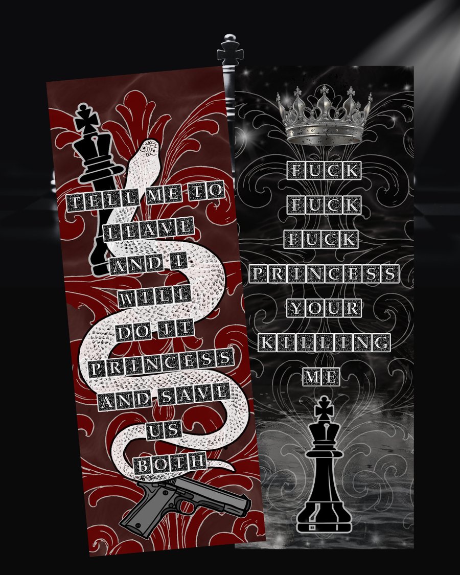 Image of Officially licensed kings of Wayward double sided bookmark 