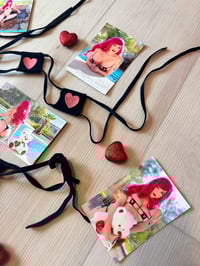 Image 3 of Worn Valentines microkini and signed 4x6s