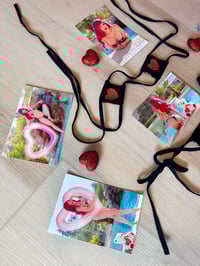 Image 4 of Worn Valentines microkini and signed 4x6s