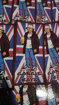 Image 2 of Pack of 25 10x5cm Hearts, Heart of Midlothian Gorgie Boys British Football/Ultras Stickers.