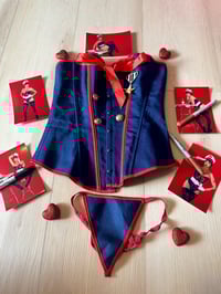 Image 1 of Worn Marines themed shoot lingerie and signed 4x6s