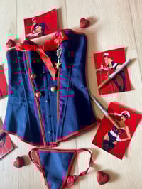 Image 2 of Worn Marines themed shoot lingerie and signed 4x6s