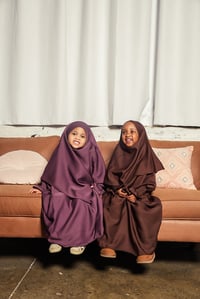 Image 2 of  Ngenzi Double Layered Khimar Prayer Set - Kids