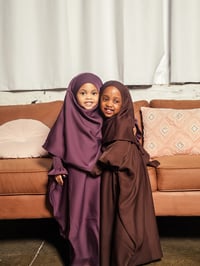 Image 1 of  Ngenzi Double Layered Khimar Prayer Set - Kids