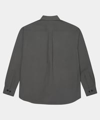 Image 2 of LAST RESORT AB_OG CANVAS LS SHIRT :::STEEL GREY:::