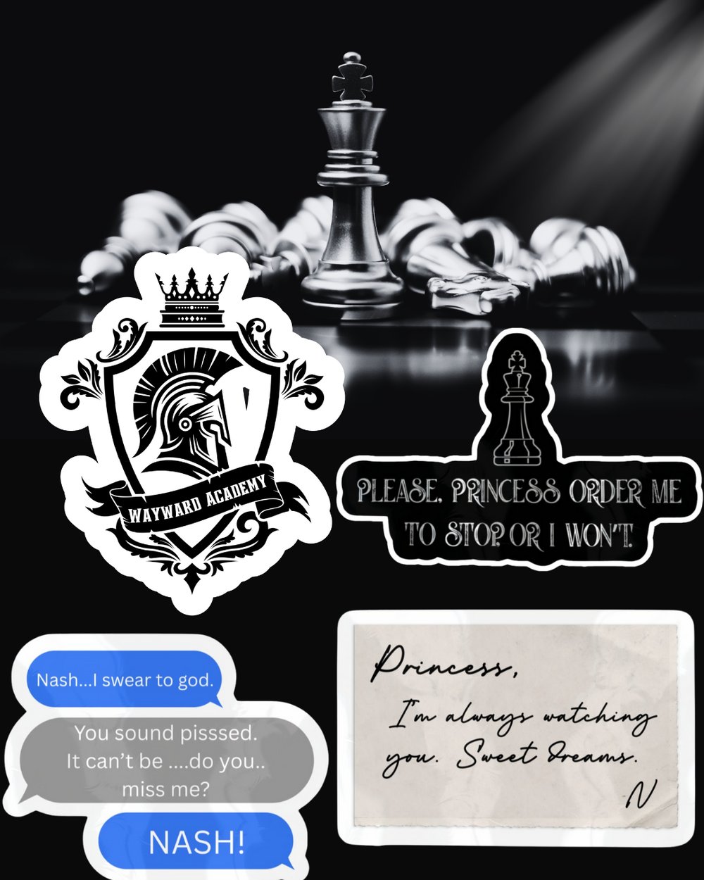 Image of Officially licensed kings of Wayward 26 ultimate pack of vinyl stickers 