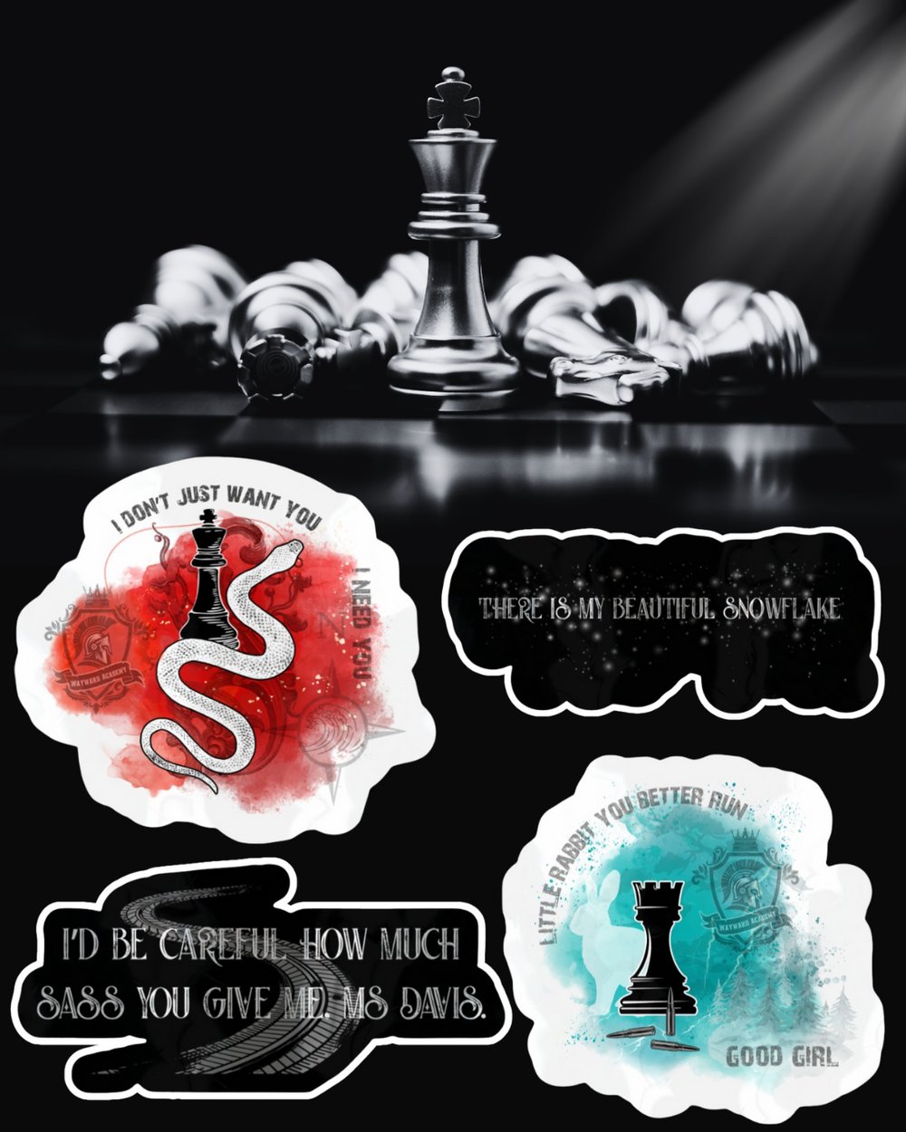 Image of Officially licensed kings of Wayward SINGLE vinyl sticker 