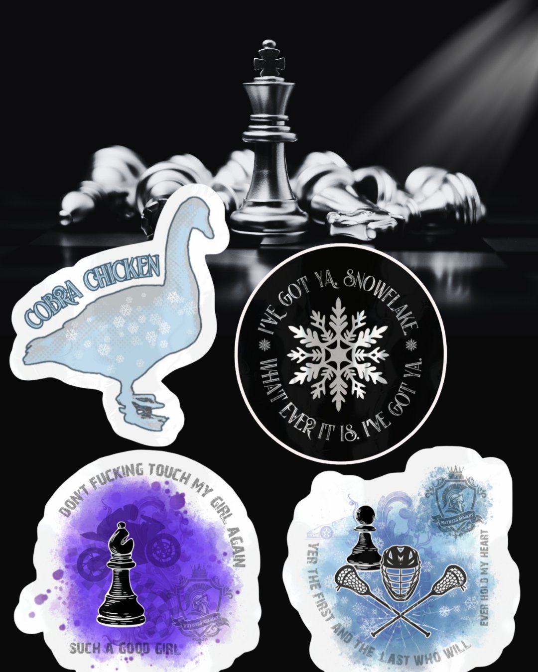 Image of Officially licensed kings of Wayward SINGLE vinyl sticker 