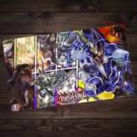 Image 1 of Buster Blader & Whelp V2! Yu-Gi-Oh! Playmat