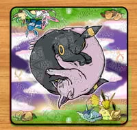 Image 2 of Sleeping Eeveelutions Pokemon! Two Player Playmat