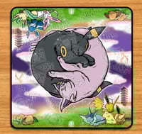 Image 1 of Sleeping Eeveelutions Pokemon! Two Player Playmat