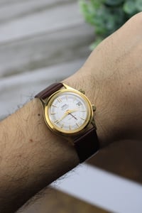 Image 2 of 1980s Oris Wrist Alarm 7387 - Manual Winding - Alarm Complication