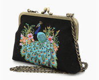 Image 2 of Peacock Florals Kisslock