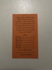 Image 2 of Kari Barba business card ‘82