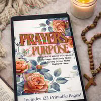 Image 1 of  Prayer Journal Printable – 52 Week Scripture Journal (DIGITAL DOWNLOAD)