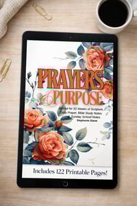 Image 3 of  Prayer Journal Printable – 52 Week Scripture Journal (DIGITAL DOWNLOAD)