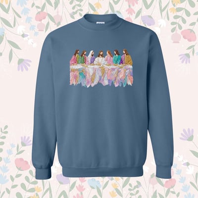 Image of LAST SUPPER COLORFUL T-SHIRT / SWEATER