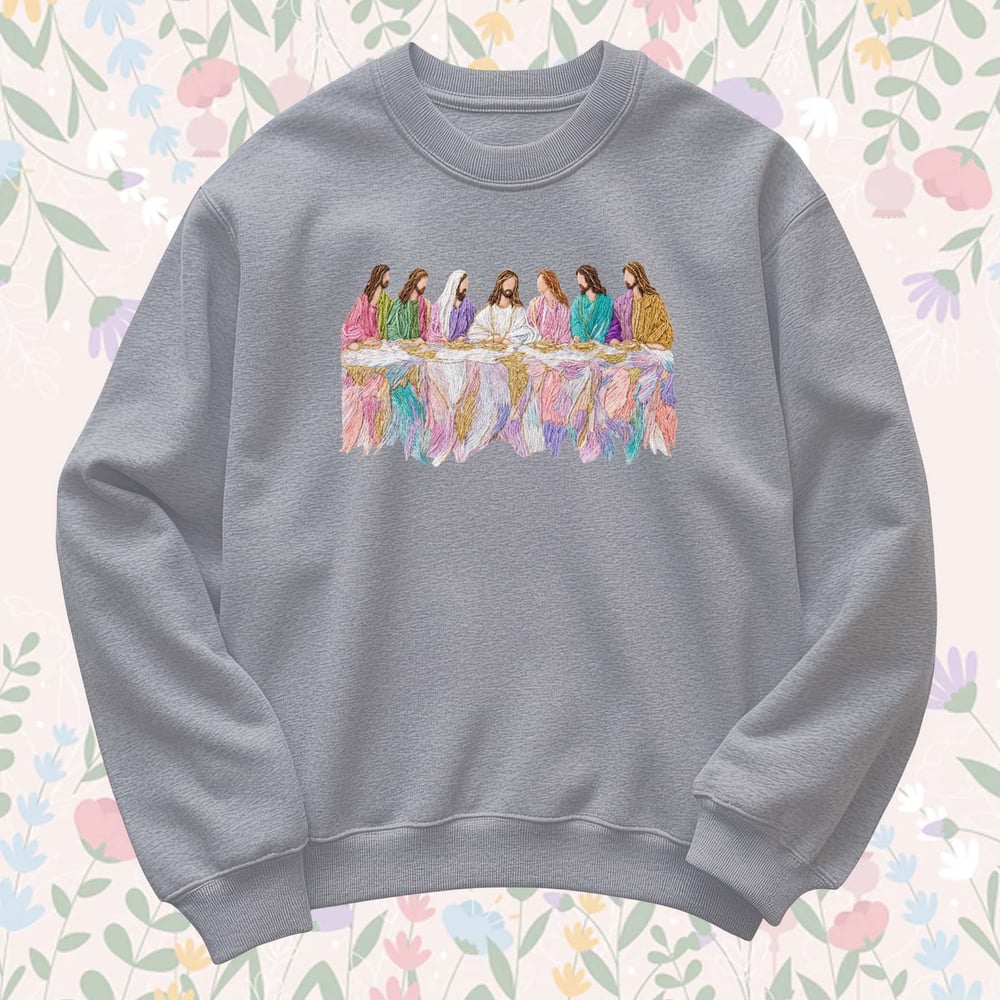 Image of LAST SUPPER COLORFUL T-SHIRT / SWEATER