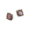 Pink Shell Navajo Earrings
