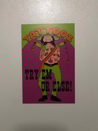 Postcard Style Mini Print - Tattooz
