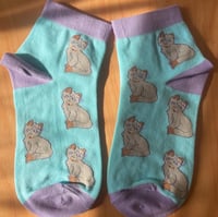 Image 1 of Last one - Aventurine Cat Cotton Socks 