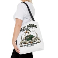 Image 7 of Silly Goose University Tote Bag — 'Goose Day • September 29th' College-Style Canvas Tote