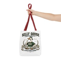 Image 13 of Silly Goose University Tote Bag — 'Goose Day • September 29th' College-Style Canvas Tote