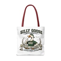 Image 17 of Silly Goose University Tote Bag — 'Goose Day • September 29th' College-Style Canvas Tote