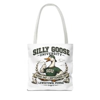 Image 20 of Silly Goose University Tote Bag — 'Goose Day • September 29th' College-Style Canvas Tote