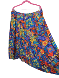 Image 9 of Vintage Colorful Size 20W Skirt Set