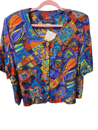 Image 3 of Vintage Colorful Size 20W Skirt Set