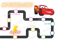 Image 2 of Digital Download Cars Lightening McQueen Reward Chart