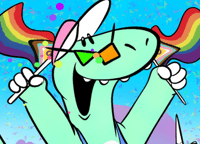 Image 3 of Gay Dinos on Parade!