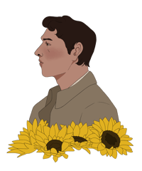 Image 2 of PREORDER - Dean and Cas Floral Stickers